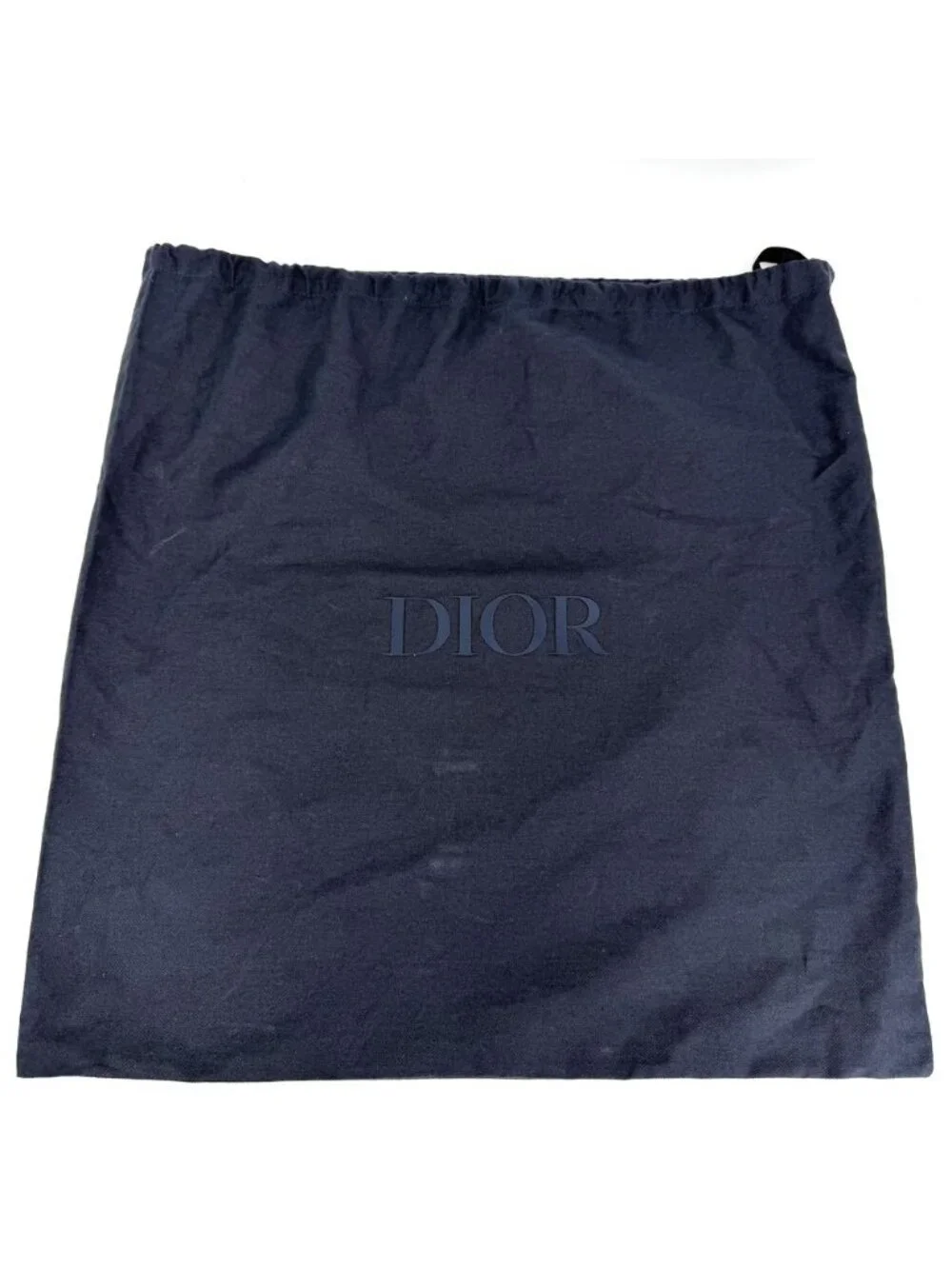Dior Shoulder Bag with Oblique Saddle Flap Crossbody Leather Canvas Black Beige